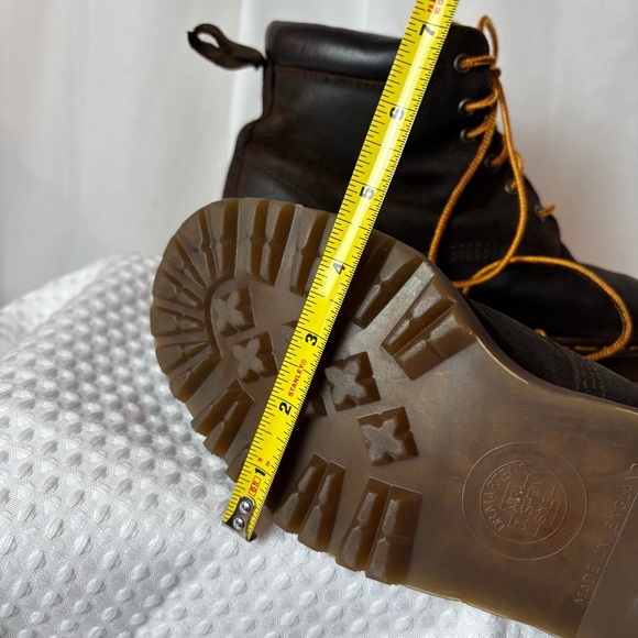Dr. Martens size 37R/5 Leather 939 Brown Ben Boot with Light Brown Laces - Picture 13 of 13